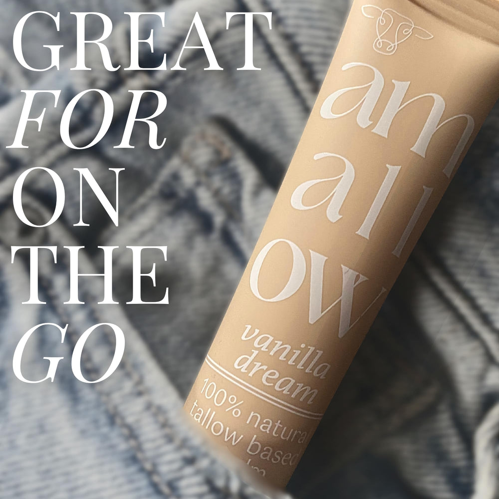 Amallow organic beeswax and vanilla essential oil ingredient focus