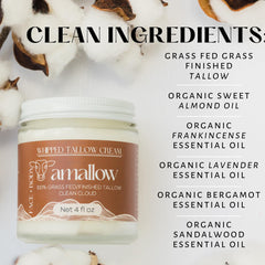 Amallow whipped moisturizer close-up highlighting silky texture.