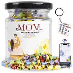 AMAQUANG 90 Love Notes jar on a bedside table ready for daily reminders.