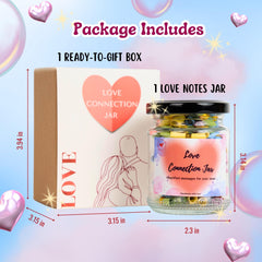 Closeup of AMAQUANG love notes with soft colors and handwriting.