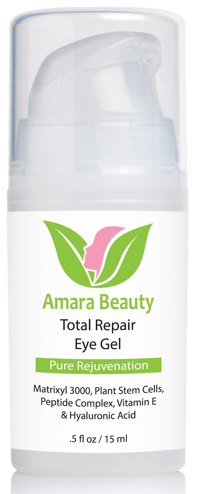 Amara Beauty Eye Cream Gel cucumber infusion close-up for a refreshing application.