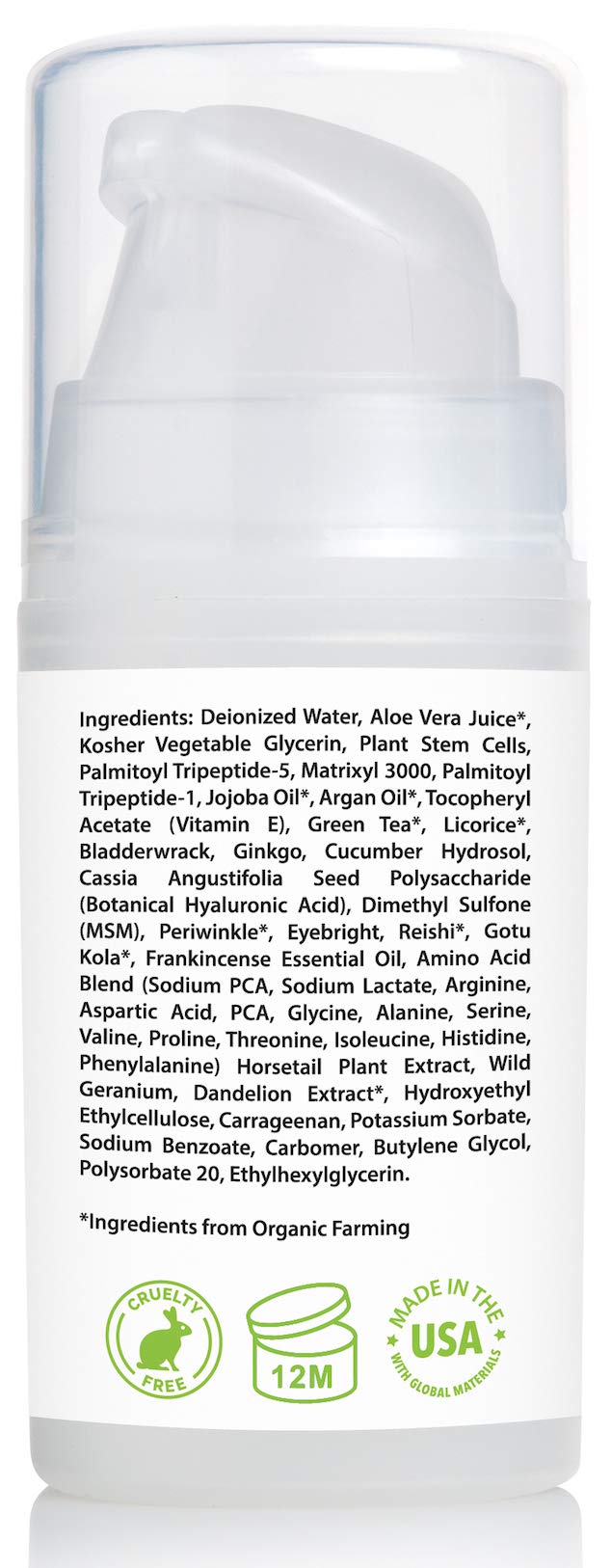 Amara Beauty vegan cruelty-free eye cream gel for all skin types