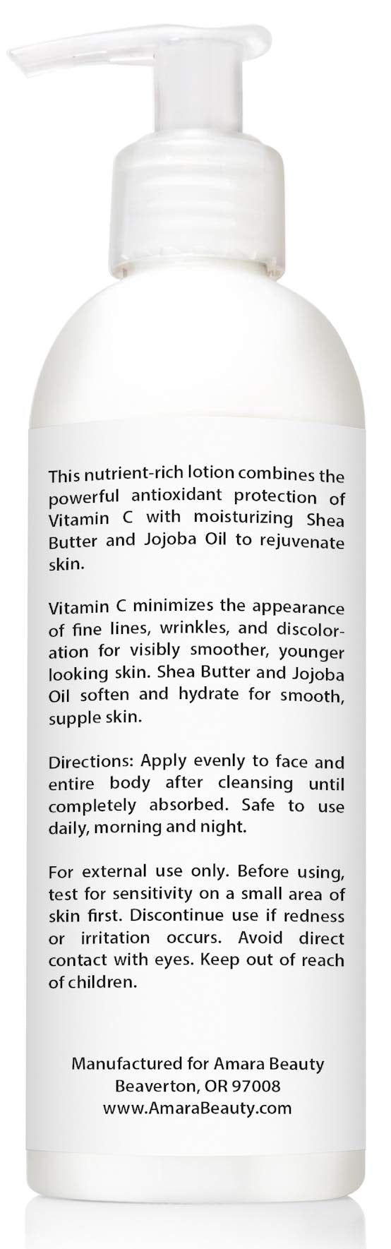 Amara Beauty blend of shea butter and jojoba oil for nourishing skin