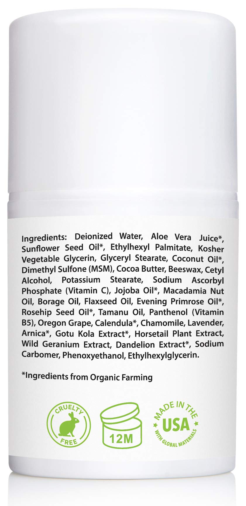 Amara Beauty Vitamin C Cream packaging shows premium, paraben-free formula.