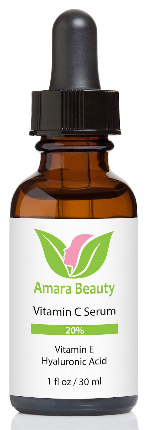 Amara Beauty Vitamin C Serum dropper dispensing lightweight serum