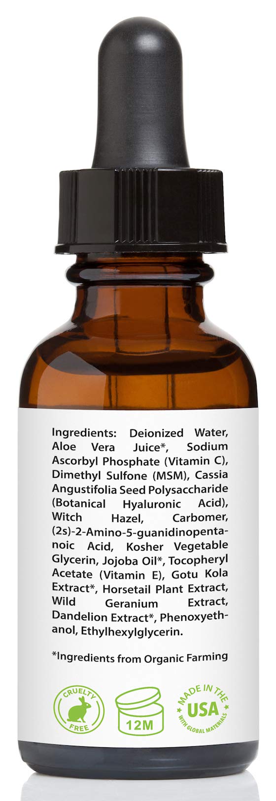 Amara Beauty Vitamin C Serum packaging on vanity for daily routine