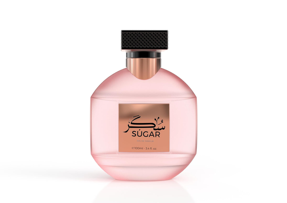 AMARAN PARFUMS Oxana Sugar EDP bottle, front view, bright sugar-kissed florals for daily wear.