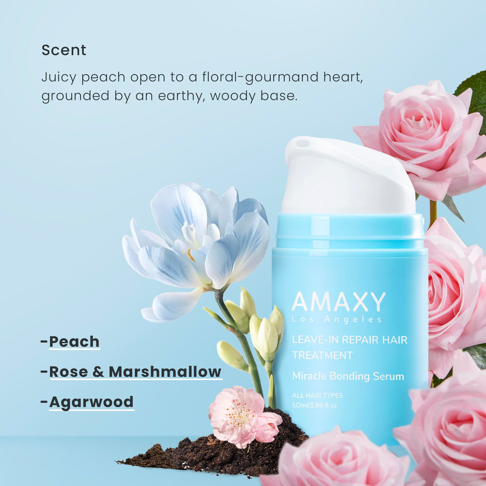 AMAXY Miracle Bonding Serum cruelty-free packaging emphasizes ethical care