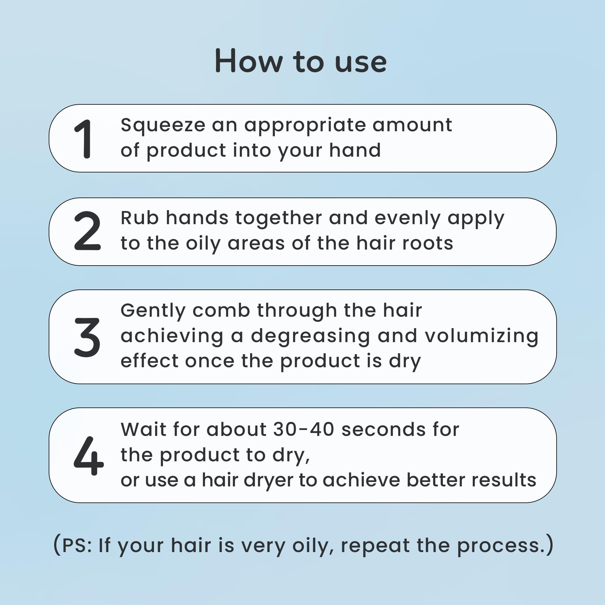 AMAXY Compact pack display of AMAXY Wet Dry Shampoo Gel for daily use