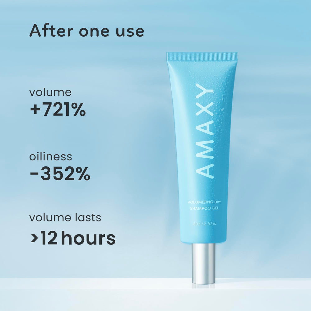 AMAXY Wet Dry Shampoo Gel odor elimination helps feel cleaner between washes