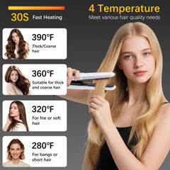 Amazebra 360-degree rotation styler for smooth, tangle-free use.