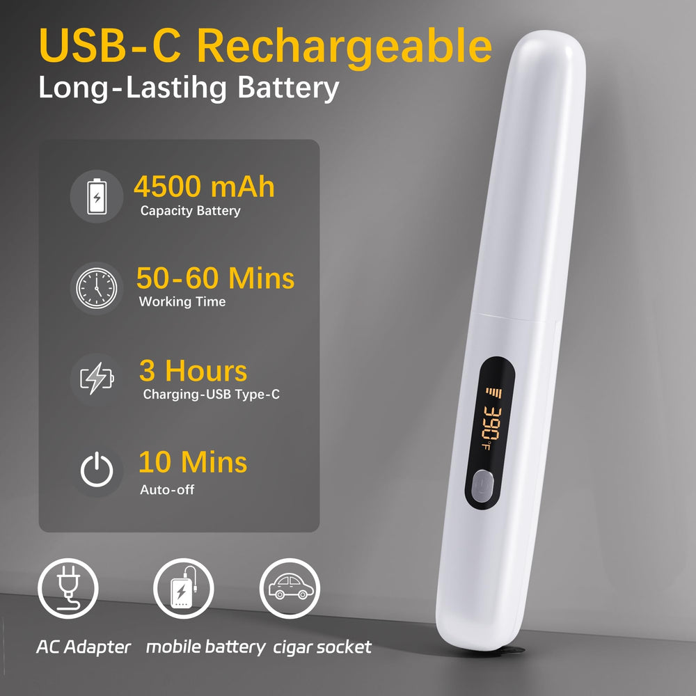 Amazebra 4-temp control offers precise styling across hair types.