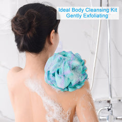 Strong knotting design ensures durable, everyday use of the AmazerBath loofah