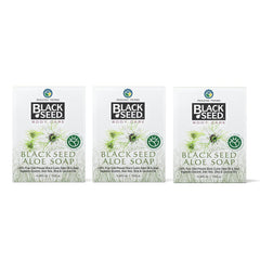 Amazing Herbs black seed soap bar closeup highlighting rich lather and skin-nourishing oils.