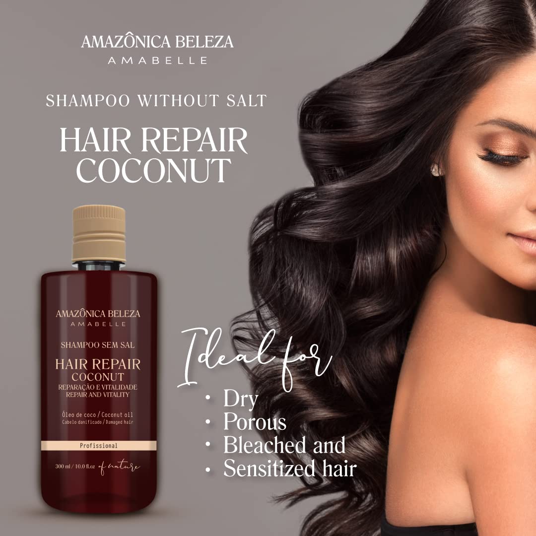 AMAZÓNICA BELEZA AMABELLE professional line label on packaging