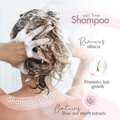 AMAZÓNICA BELEZA AMABELLE Purify Conditioner closeup highlighting conditioning ease.