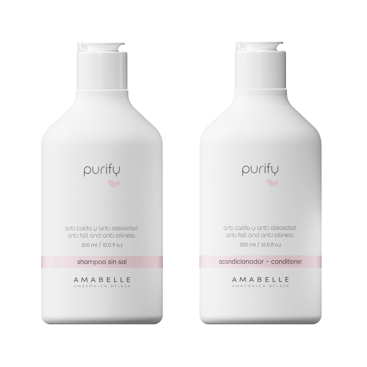 AMAZÓNICA BELEZA AMABELLE Purify Shampoo bottle for oil control and shine.