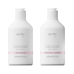AMAZÓNICA BELEZA AMABELLE Purify Shampoo bottle for oil control and shine.