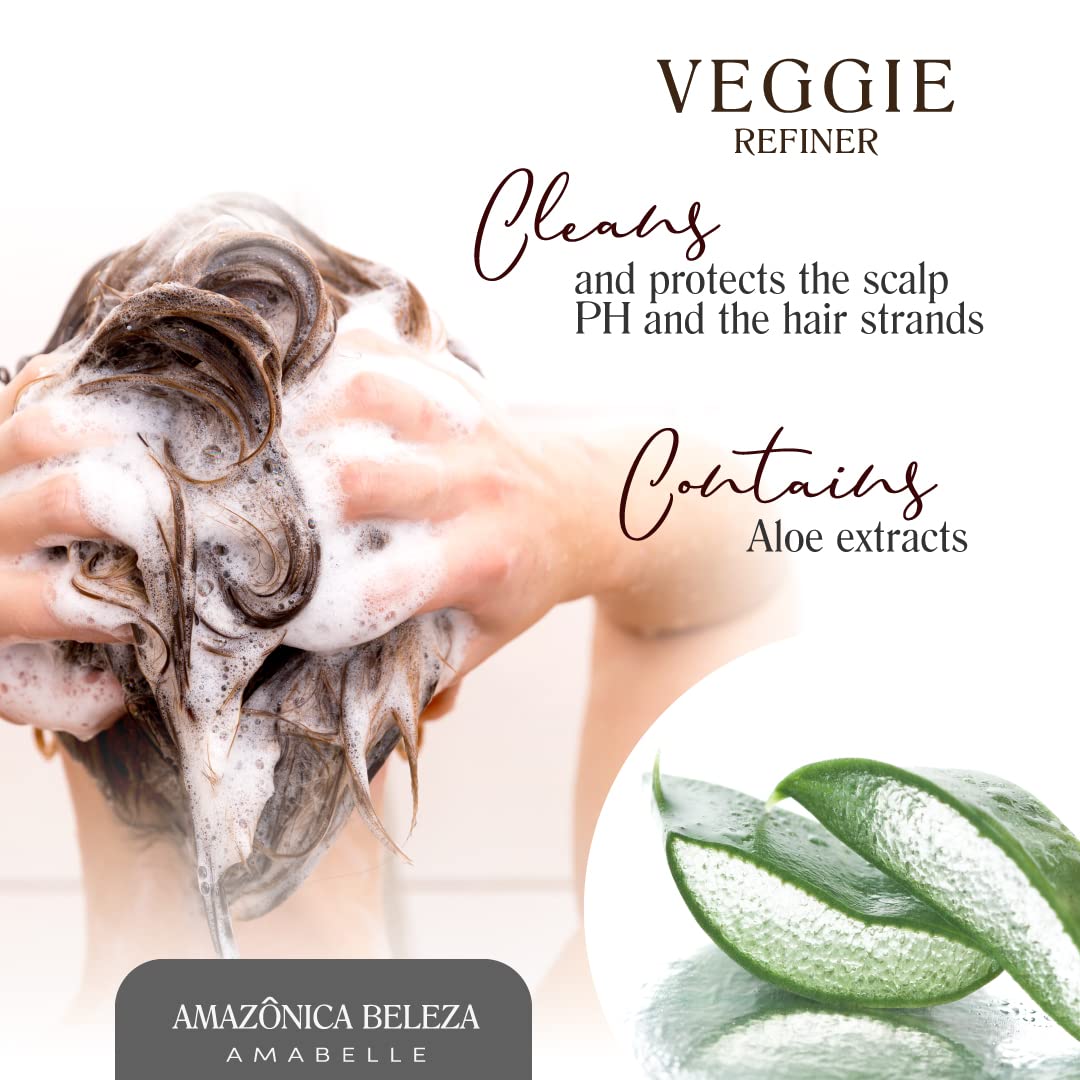 AMAZONICA BELEZA AMABELLE shampoo lather helps manage frizz and smoothness.