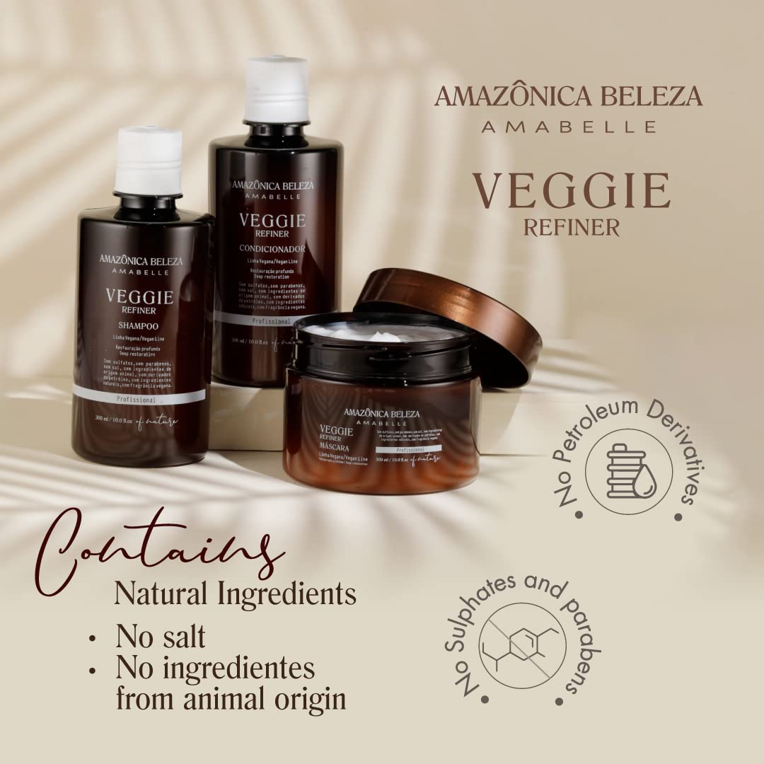 Amazonica Beleza Veggie Refiner with Aloe nourishes naturally.