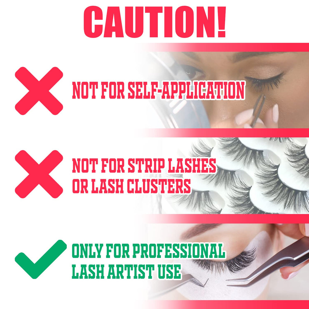 Amber Lash Magic Glue latex-free formula minimizes irritation risk.