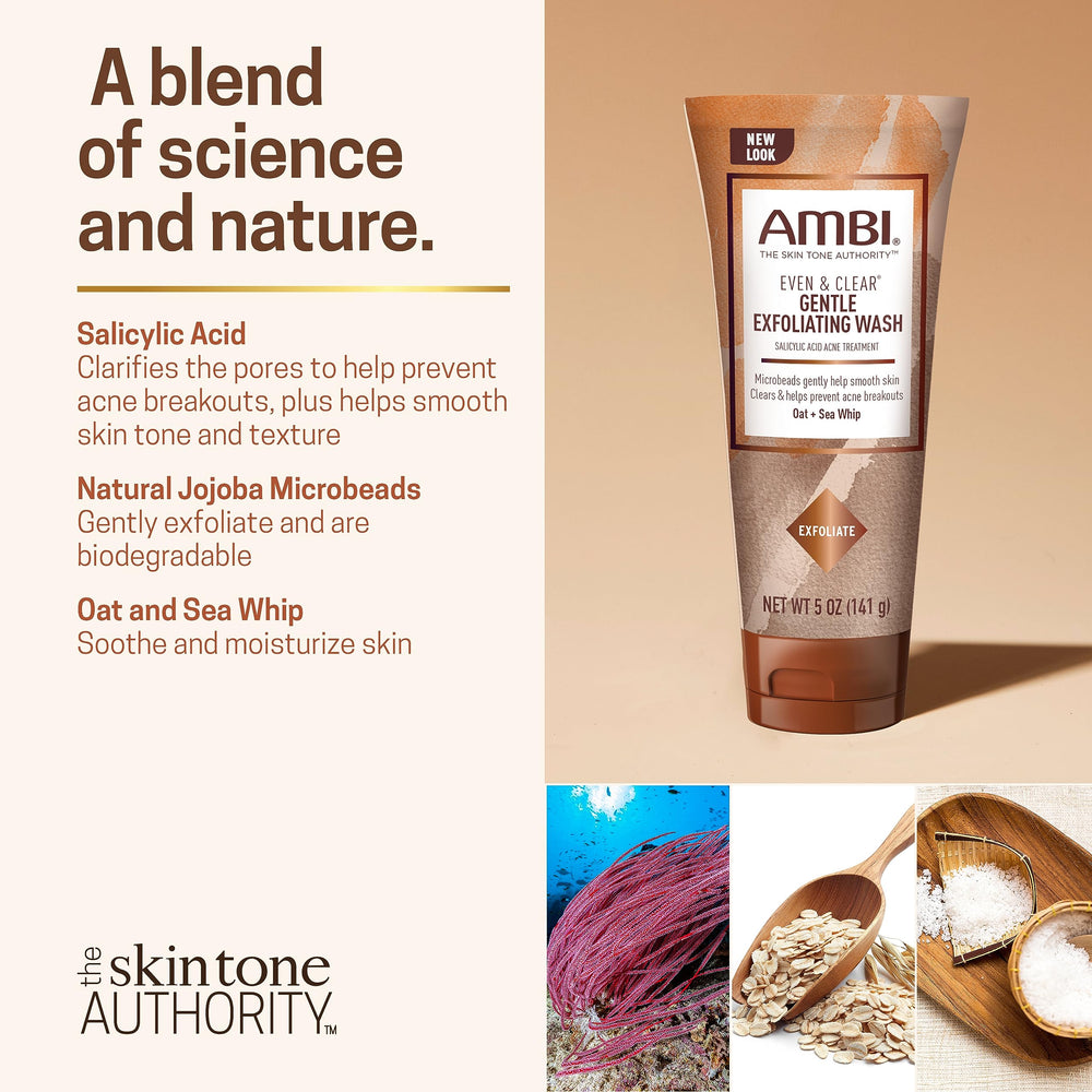 Ambi face wash lather closeup reveals creamy foam for smooth skin.