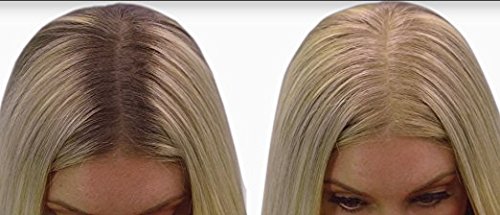 Ambiance Dry Shampoo Blonde roots concealment image highlights seamless color touch-ups.