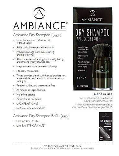 Ambiance oil control formula for refreshed, lightweight hair