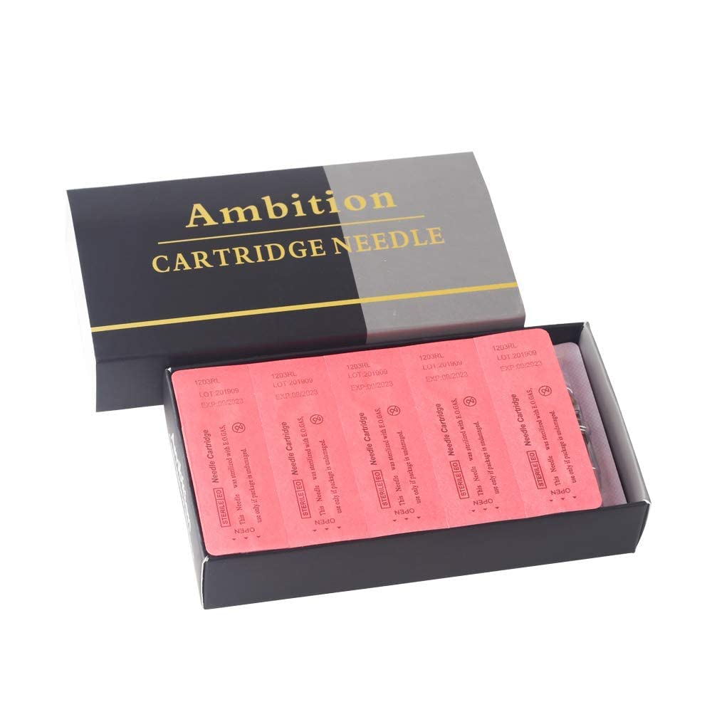 Transparent Ambition cartridge shell enhances ink visibility during sessions