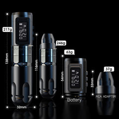 Stroke adjustment knob on Ambition MARS-U enabling versatile shading