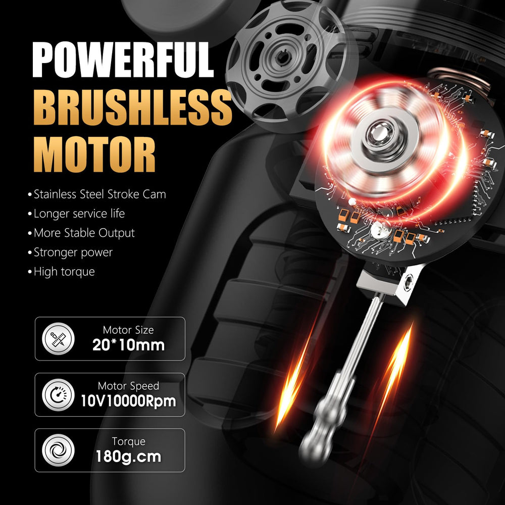 Ambition Zetton machine includes 3.5mm stroke cam for shading and versatility.