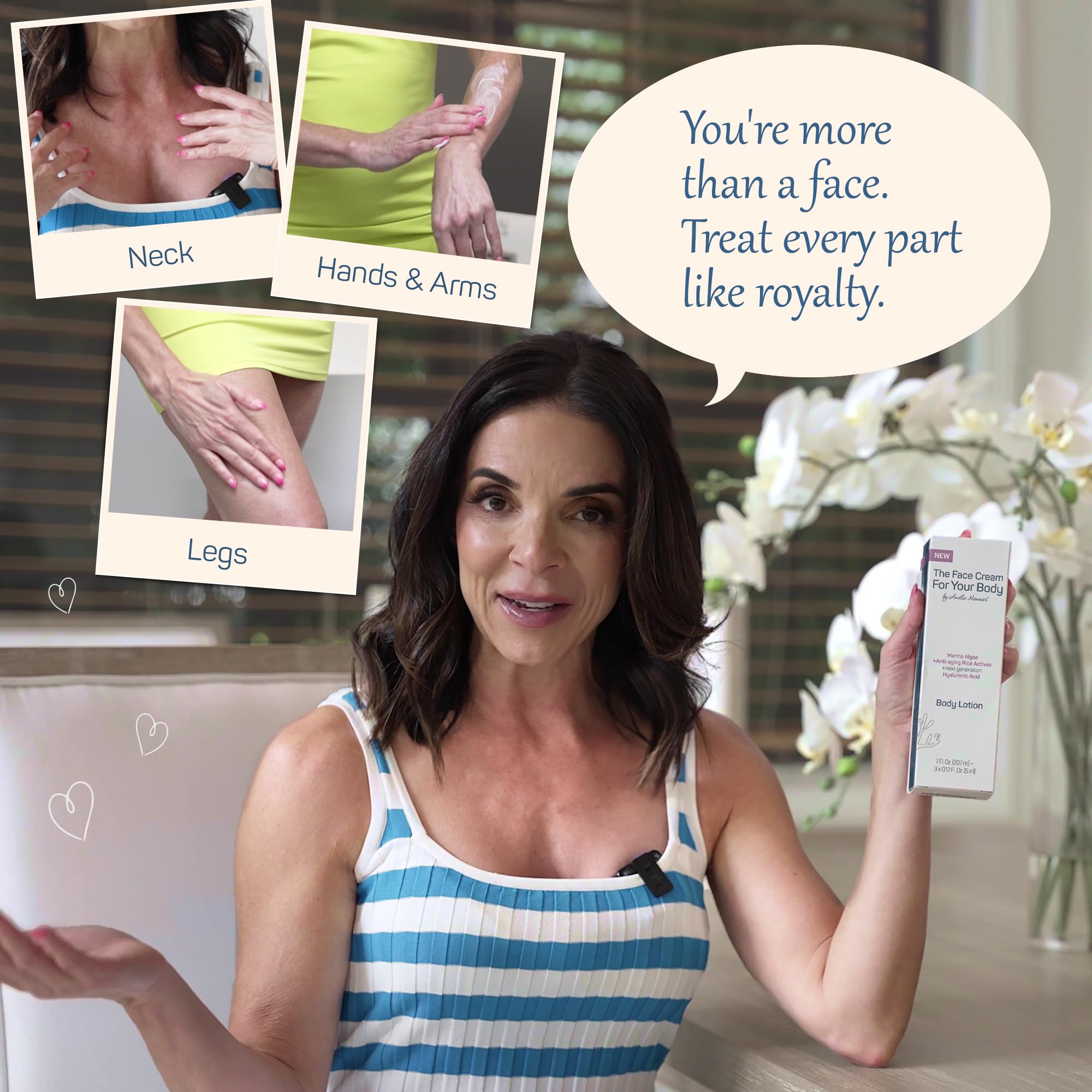 Premium European hi-tech skincare packaging for Amélie Monnier Crepe Firming Cream