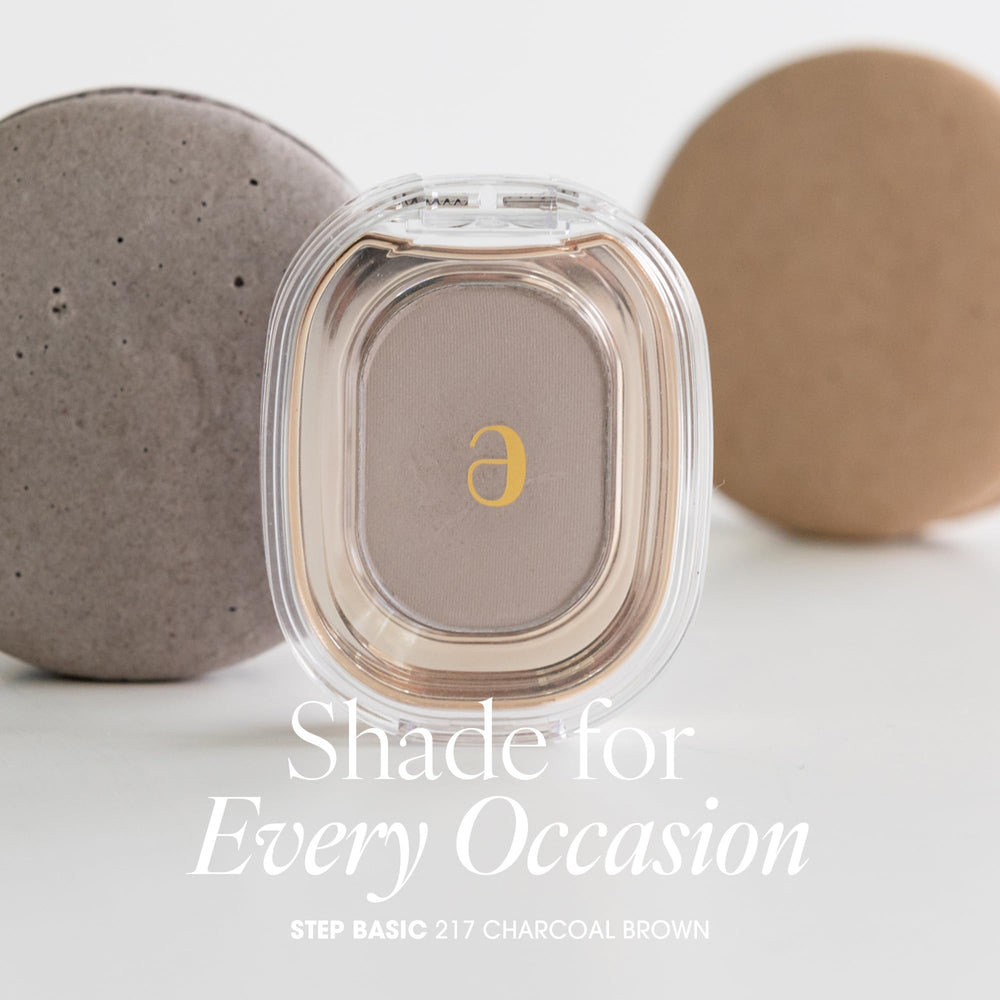 AmeliSeoul STEP BASIC Charcoal Brown swatch reveals velvety application.