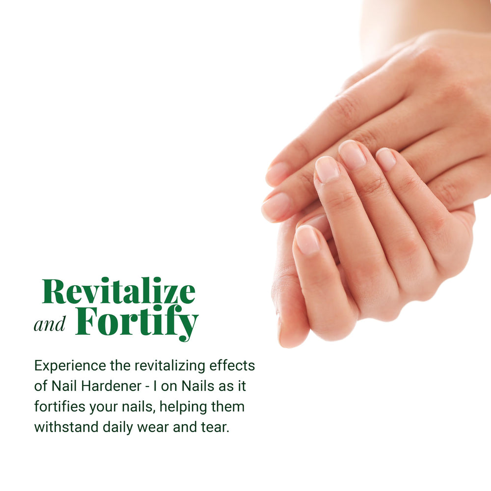 Amen Beauty I On Nails bottle with lighting emphasizing a premium clear formula.
