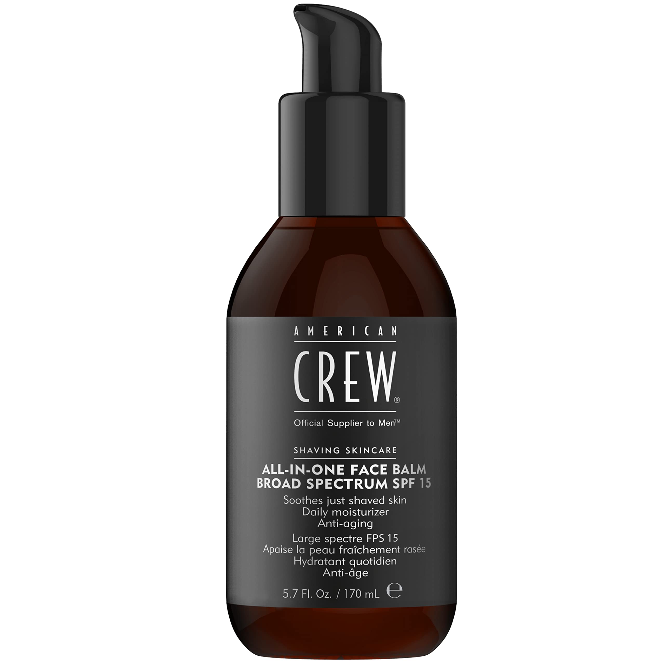 American Crew All-in-One Face Balm packaging for premium men's grooming