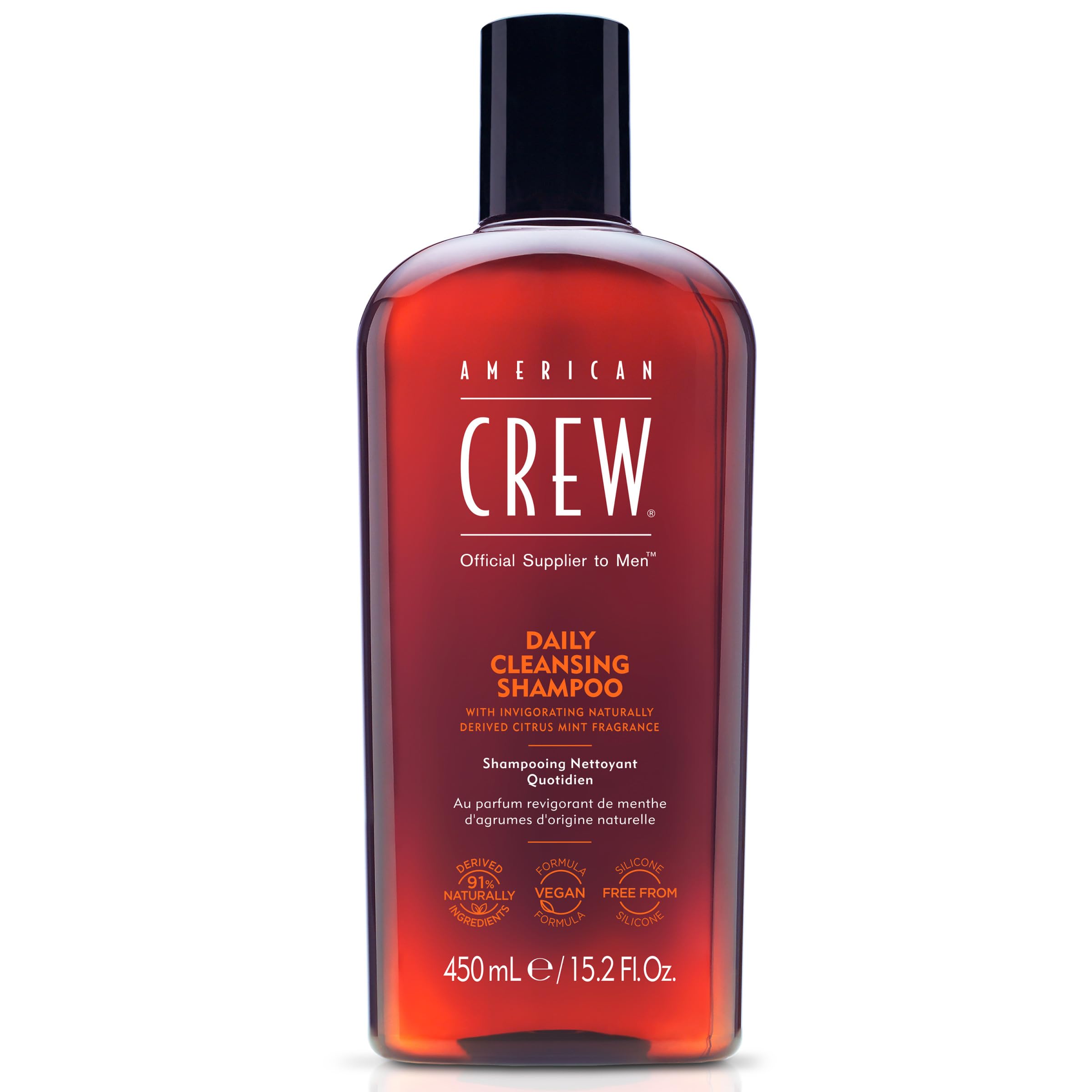 American Crew Daily Cleanser bottle with refreshing citrus mint fragrance for daily use.