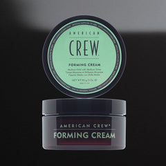American Crew Forming Cream demonstrates medium hold and flexible texture for styles.