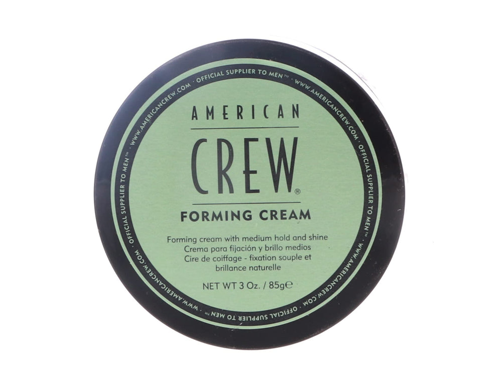 American Crew Forming Cream bottle front, two-pack for versatile styling.