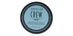 American Crew Men Fiber jar close-up shows texture-ready styling.