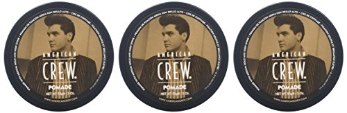American Crew Pomade 3oz Pack – front view showing smooth, shiny finish potential.