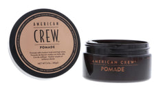 American Crew Pomade pack of 2 on display for convenient grooming.