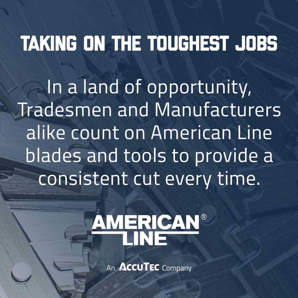 American Line blades enable precise cuts during maintenance tasks.