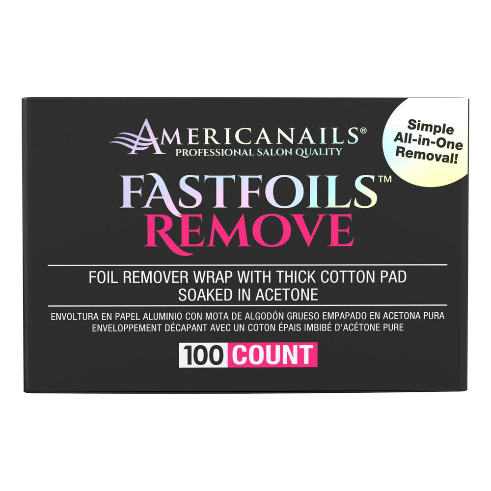 Americanails FastFoils removes gel and acrylic nails with salon‑quality results.