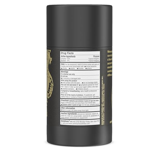 Americanna Wellness Dragon Balm roll-up application demonstrating fast-acting skin contact benefits.