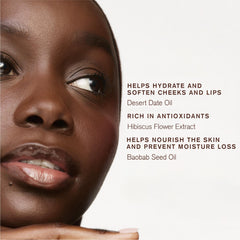 AMI COLÉ Desert Date Cream Multistick Pink Sel cheek blush application detail
