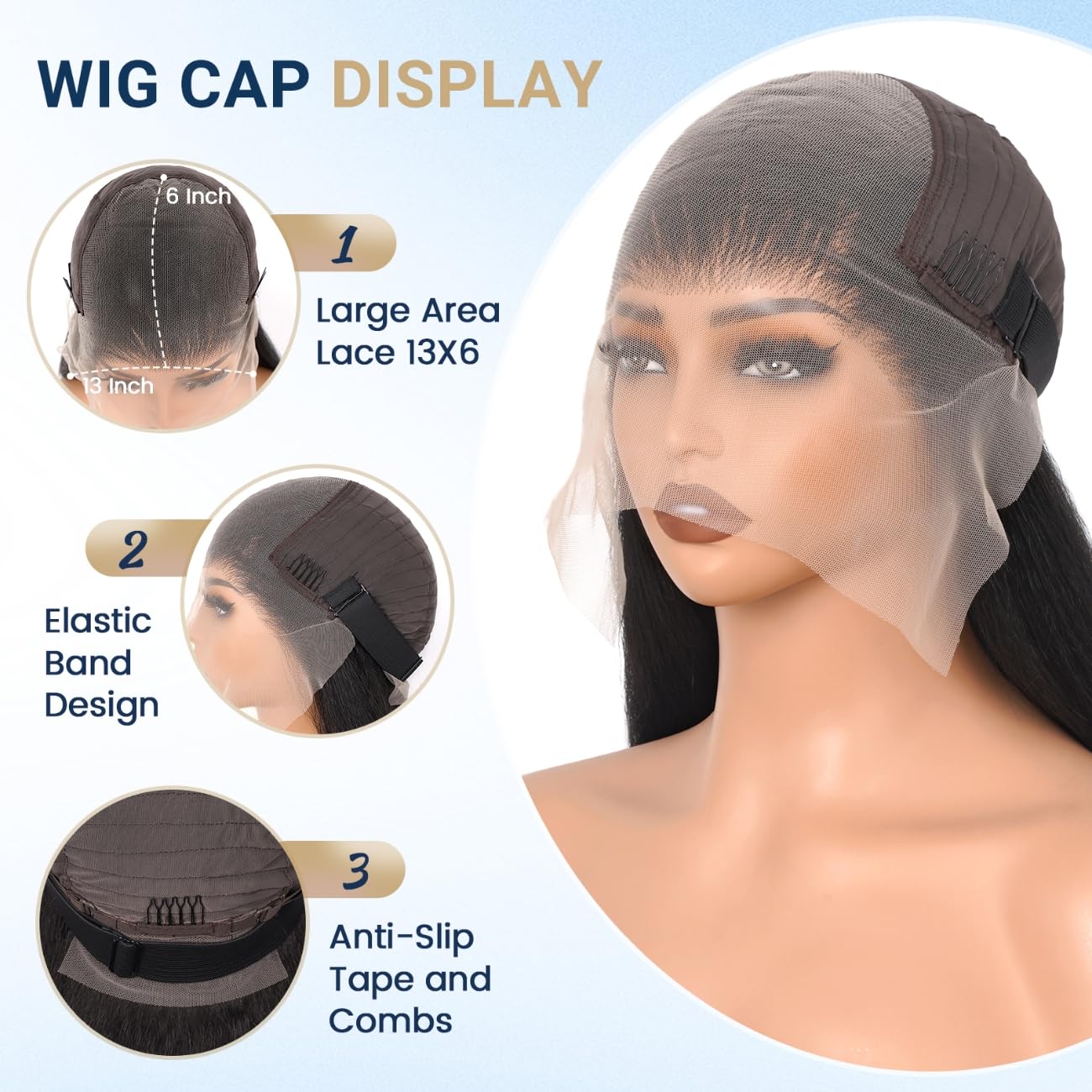 Aminow Kinky Straight long 22in style with dramatic volume