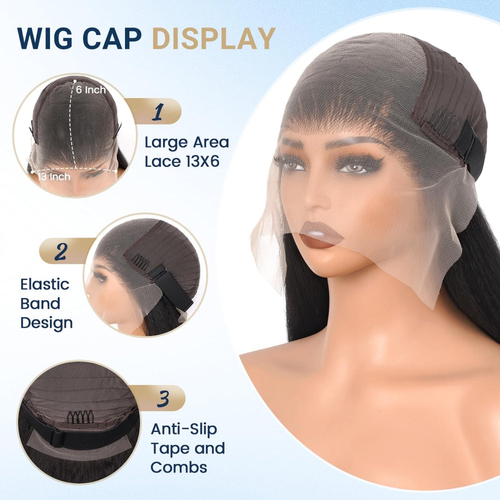 Aminow Kinky Straight long 22in style with dramatic volume