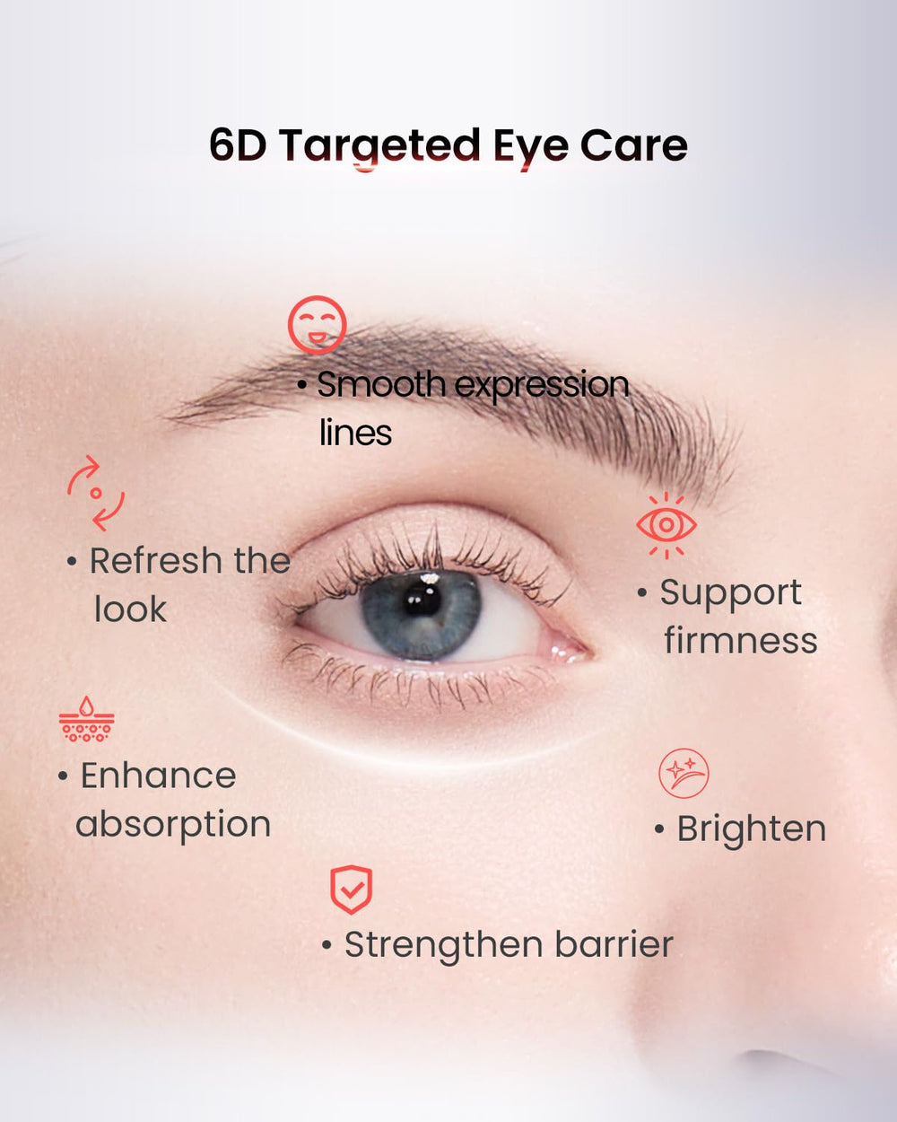 AMIRO soin cernes et poches, lumière pour éclat et fraîcheur autour des yeux.