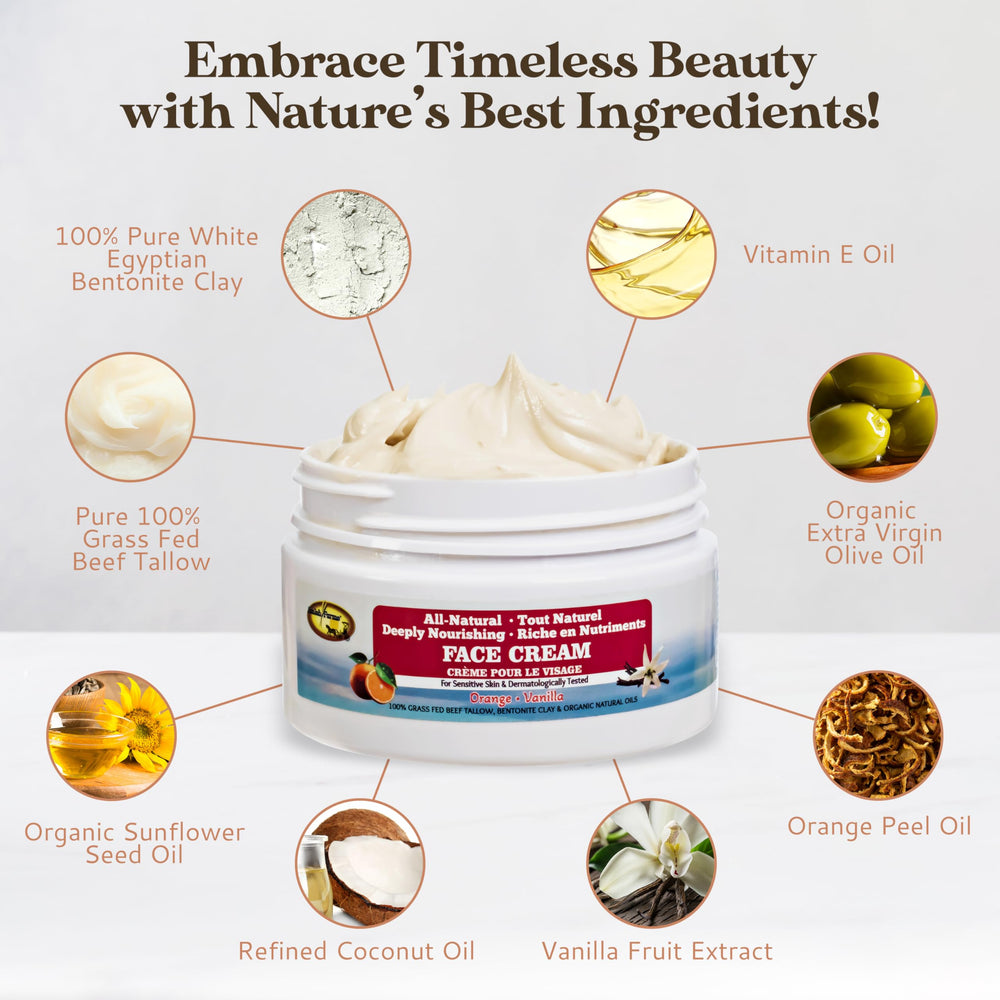 Amish Farms Tallow Face Cream jar close up ready for daily moisturizing
