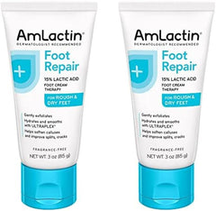 AmLactin ULTRAPLEX alpha-hydroxy therapy applied to the foot.